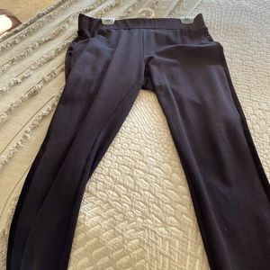 Loft size large stretch black slacks